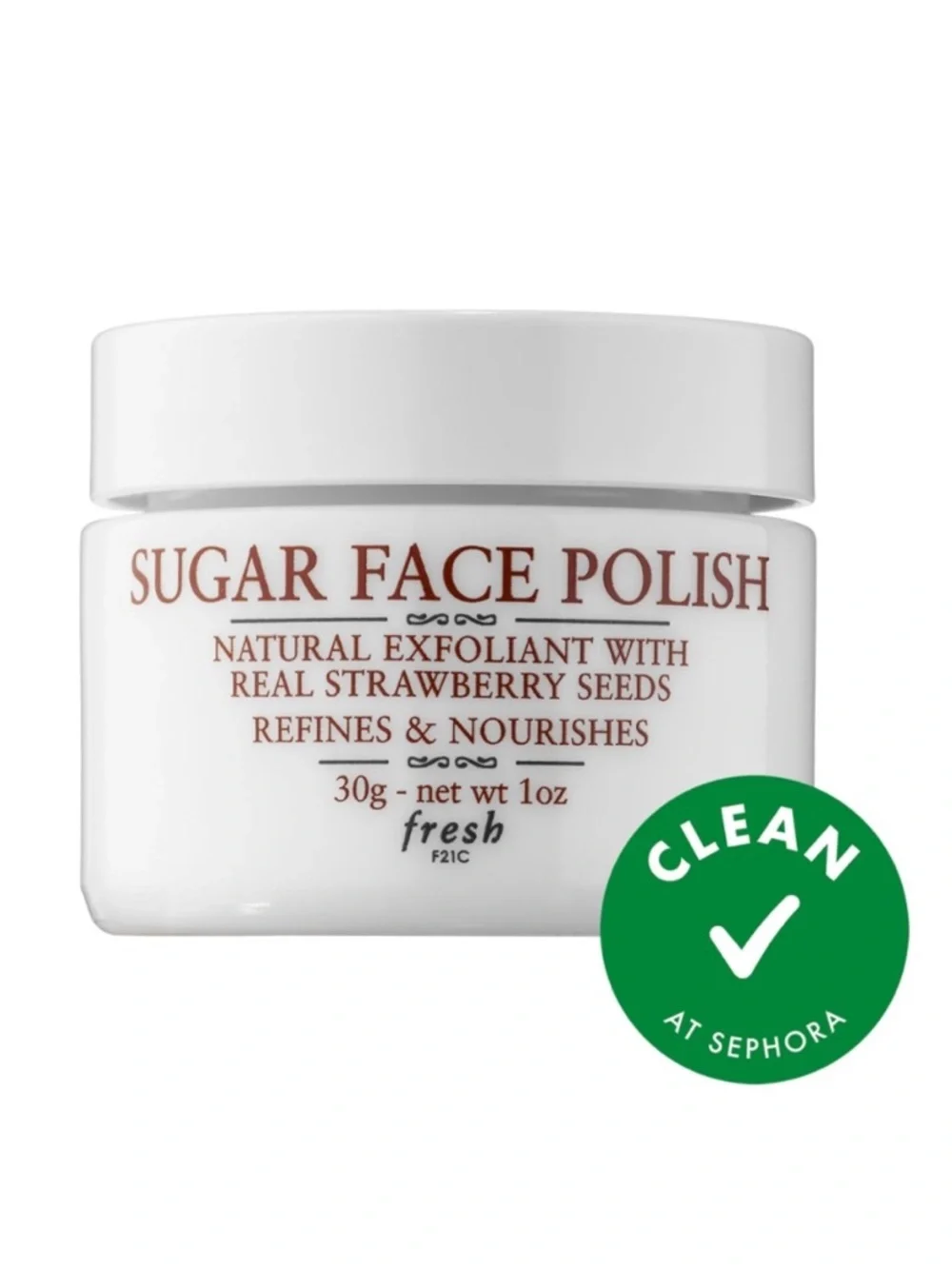 Fresh New Sugar Face Polish Exfoliant 1oz Size Unsealed